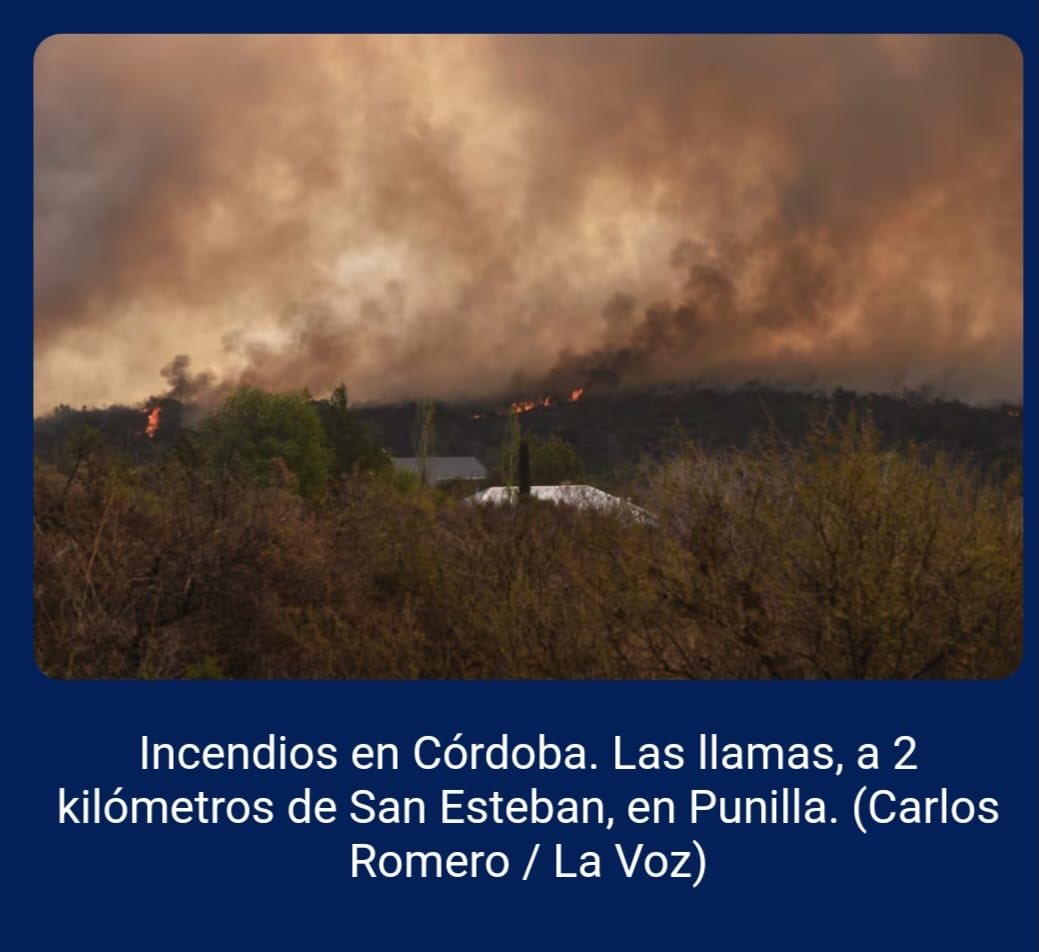 DiegoMMestre's tweet photo. Los incendios siguen afectando flias, destruyendo hogares y arrasando nuestra biodiversidad, mientras el gob. provincial carece d previsión y el nacional mira con indiferencia. Mi solidaridad con las personas afectadas y con quienes arriesgan sus vidas combatiendo este desastre https://t.co/blDj1YfASD