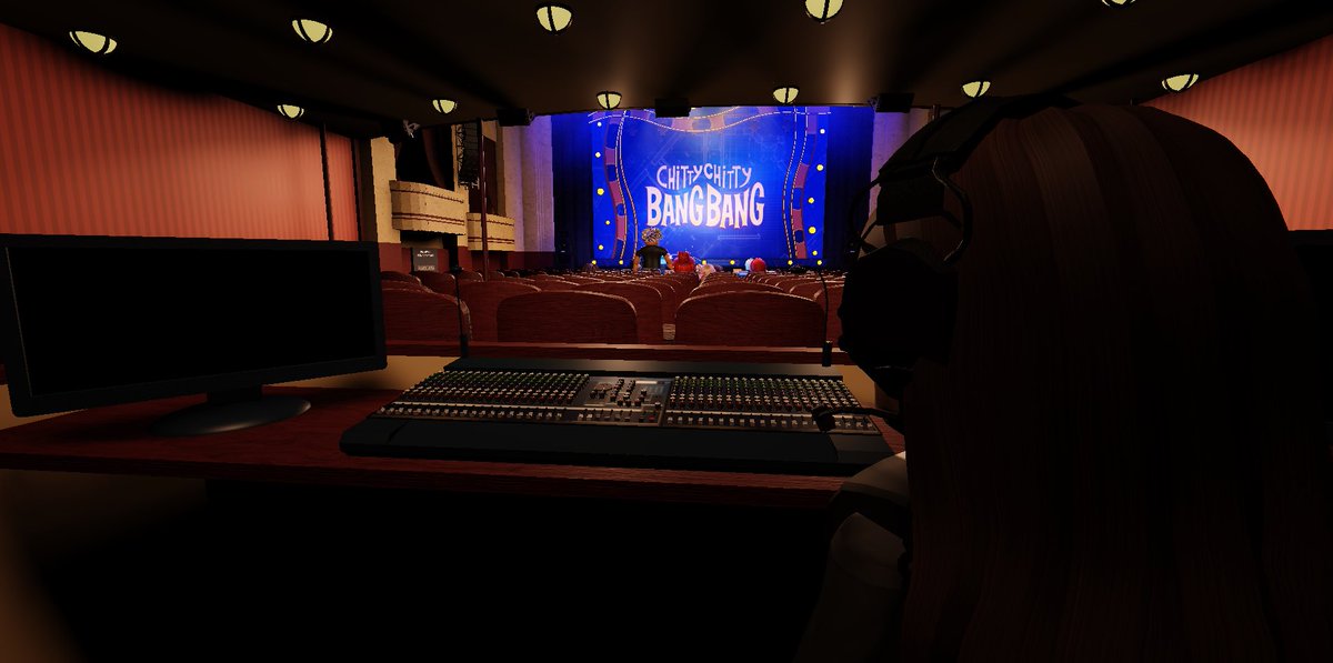 meadows_company's tweet photo. Opening Night at Thistle Playhouse, 2 more shows left of the Tour 🚗✨#chitty #musical #roblox #RobloxDev #fyp https://t.co/HMsQS1mx8i