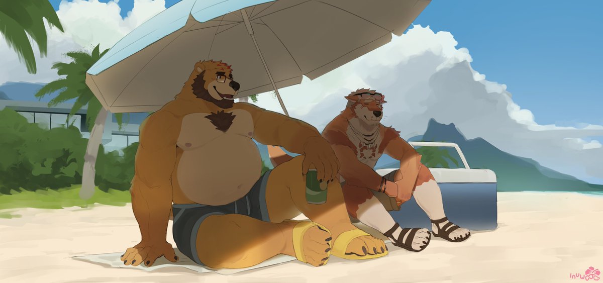 — "Pretty breezy out here, huh?"
Gift art for <a href="/FrozenBeaw/">rich</a>