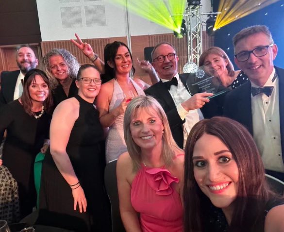 Proud to be part of the winner team for the quality improvement category <a href="/UHDBTrust/">University Hospitals of Derby and Burton NHS FT</a> #project76 team winners of 2024 at make a difference awards event. What an achievement that was!!!