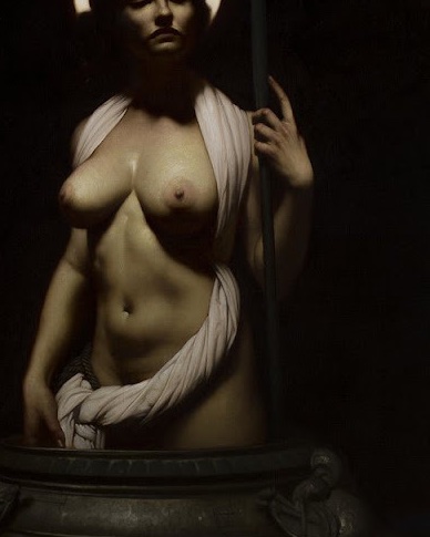 solisolsoli's tweet photo. Persephone, 2007, by Roberto Ferri (detail) https://t.co/ozhzeHegE7
