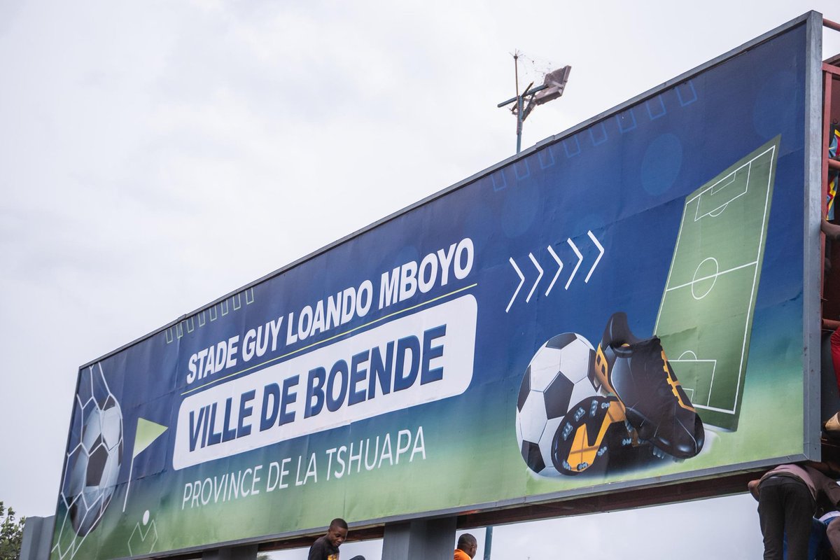 CojepTurquie's tweet photo. Inauguration du Stade Guy Loando Mboyo, ville de Boende dans la Province de la Tshuapa , l'œuvre de Son Excellence @GuyLoando_
Le Grand Visionnaire de la Jeunesse de la Tshuapa. https://t.co/l7y6rwHue4