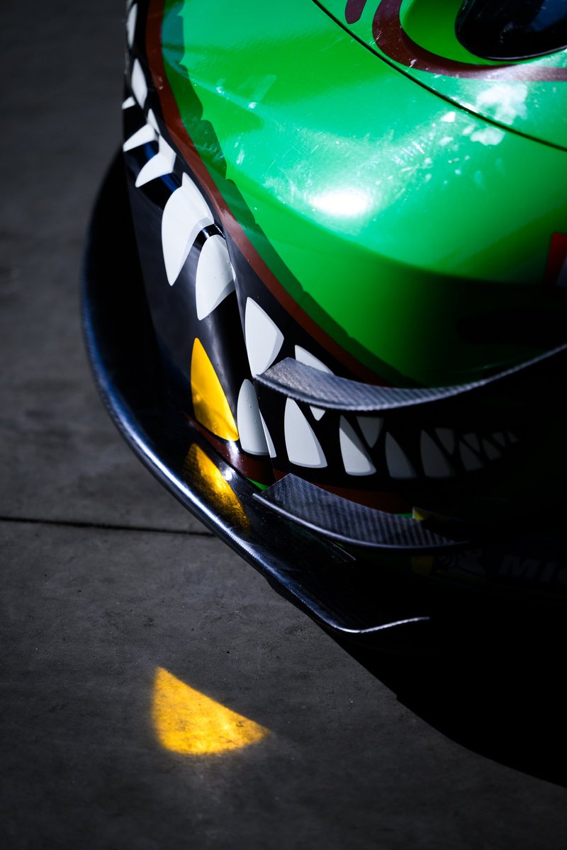 AORacingUSA's tweet photo. Get that gold tooth ready! Rexy WINS at @IMS! What a drive by @laurinheinrich_ and @ChristensenMK, and stellar work by the team in the pits! Still points leaders in @imsa! https://t.co/uUtyRYhojR