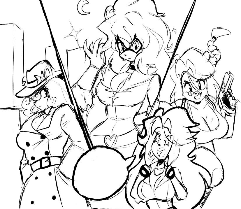 I am FINALLY back to cooking on issue 2 of Helene and Hampt! 