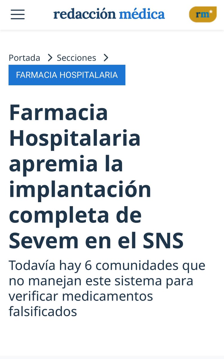 jaimeacosta_'s tweet photo. La administración permisiva consigo misma (farmacia hospitalaria) y exigente con los privados (farmacia comunitaria).
Por cierto, ¿existen datos accesibles de uso y alertas de #SEVeM? Reconozco no haber encontrado nada.
https://t.co/tSk6abzrWL
https://t.co/b0e8FvXiKk https://t.co/d4Zi0vPrBF