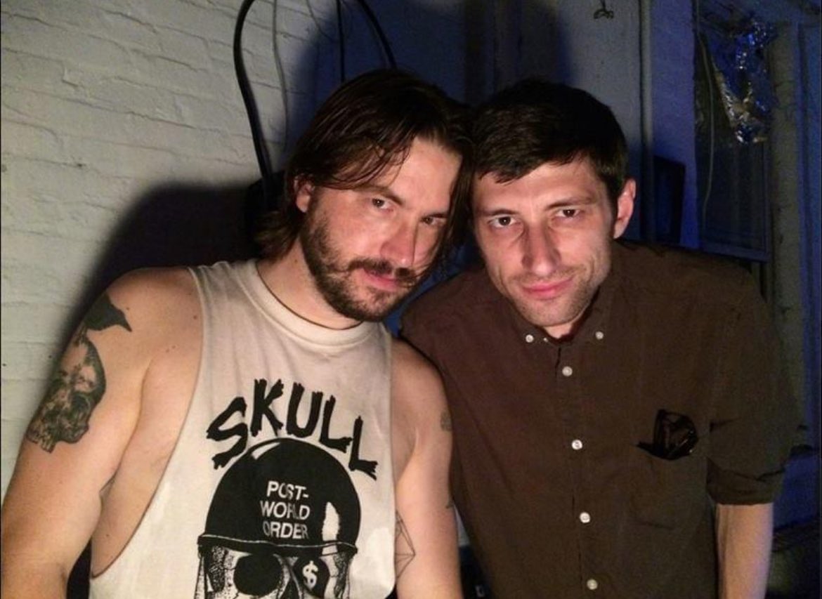 Just DJed the HIGH ZERO festival dance party last night and had a blast doing b2b with Jason Willett; here I am DJing the same party ten years ago posing up a storm w Cornel Novac. So fun to play songs for a global crew of free improvisers getting drunk and goin off