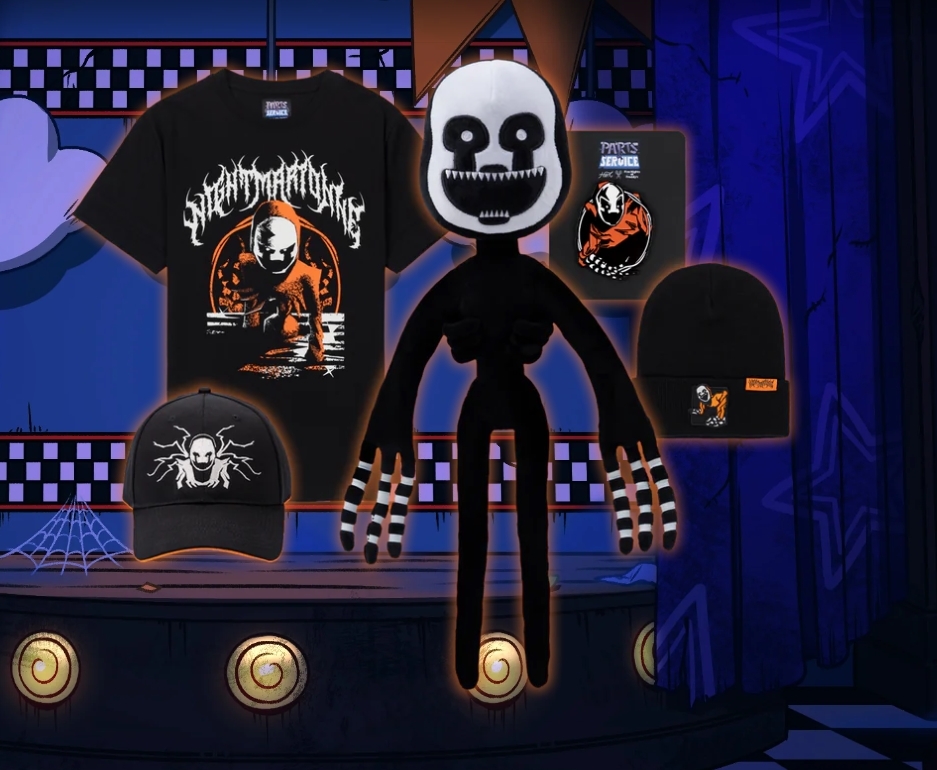 hexbrand's tweet image. GIVEAWAY!!! Thankyou so much for the support on our new launch. RT &amp;amp; FOLLOW FOR A CHANCE TO WIN A NIGHTMARRIONE BUNDLE!!! #fnaf