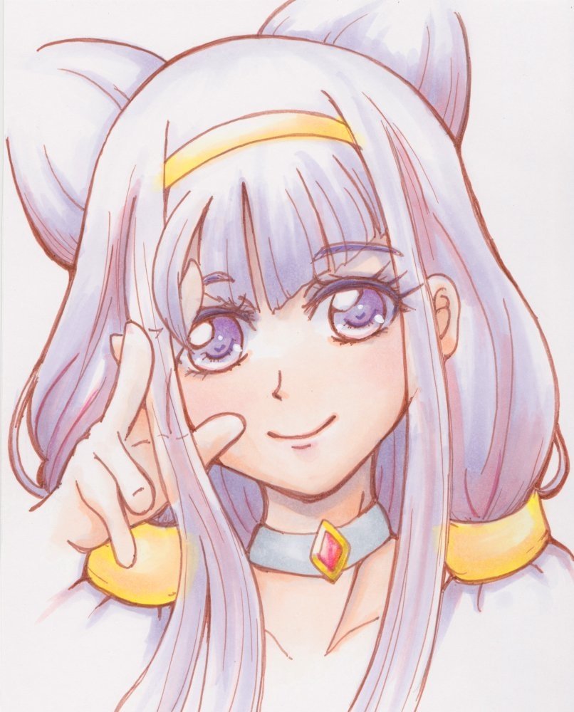 ルールー「ルールーちゃんお誕生日おめでとう(かこえ)!いっぱい食べて大きくおなり#ルールー」|ブラフ丸のイラスト