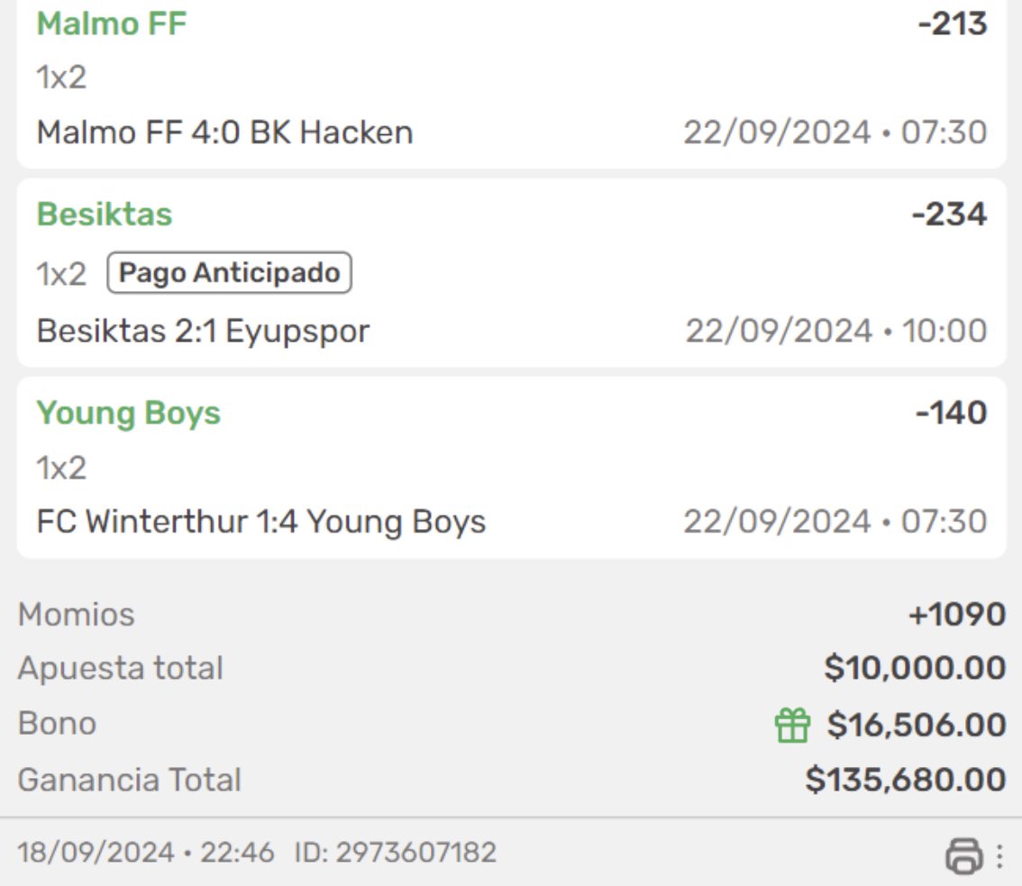 TainParlays (Apuestas) tweet media