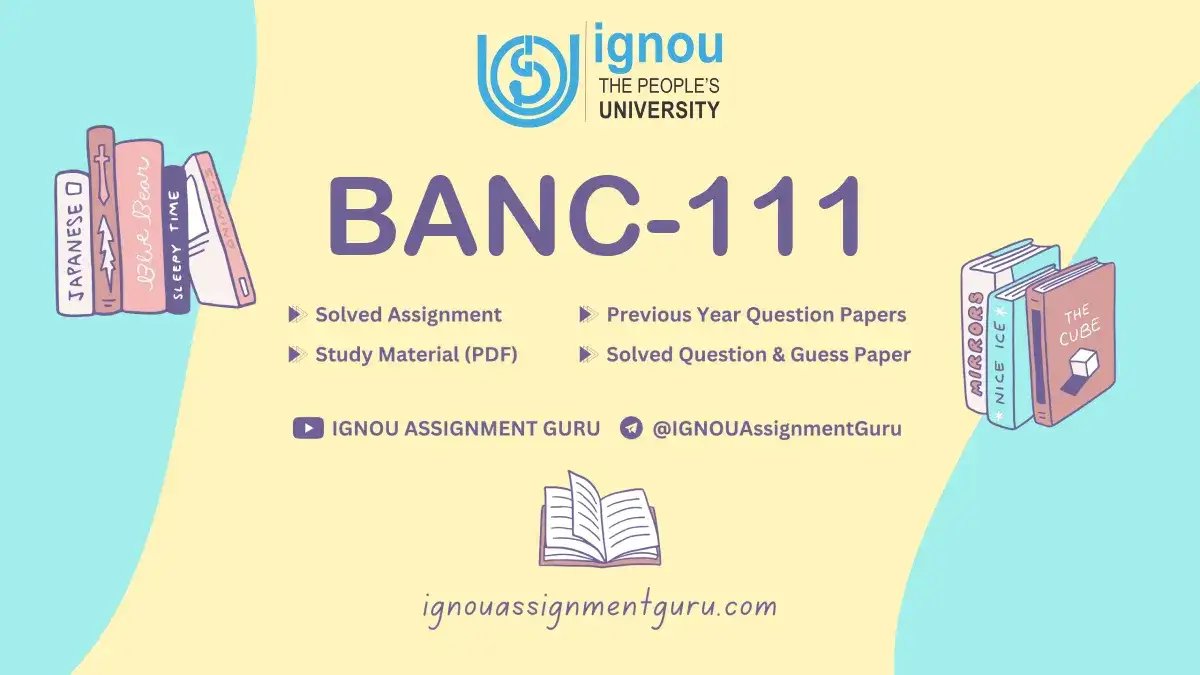 BANC-111 HUMAN POPULATION GENETICS in English Solved Assignment 2024-2025 dlvr.it/TDYSBd