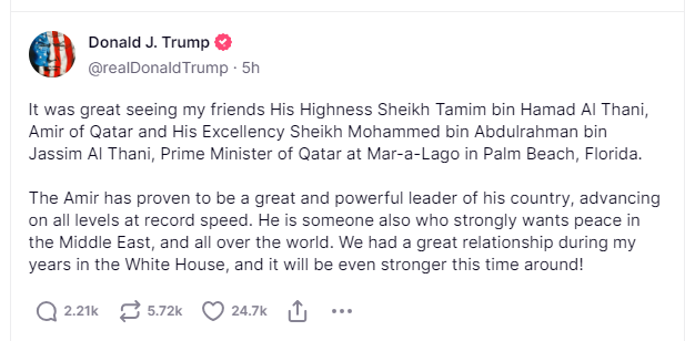 Looks like trump threw a party at Mar-A-Lard and didn't invite us!