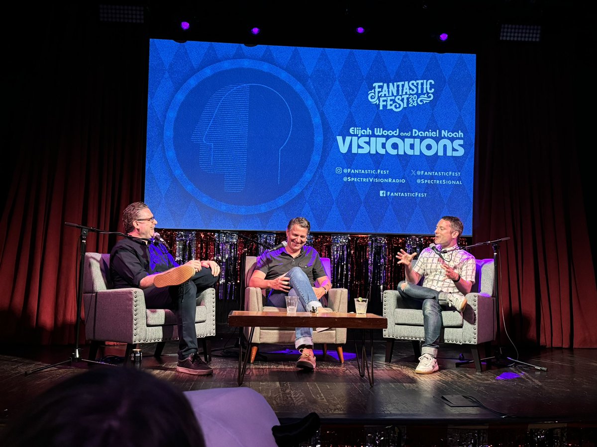 Eric Vespe (@ericvespe) on Twitter photo My <a href="/spectresignal/">SpectreVisionRadio</a> bosses done showed me up with their great live recording of Visitations with Jeff Nichols at <a href="/fantasticfest/">Fantastic Fest</a>. Wonderful deep dive into what made Nichols the storyteller he is and how that influenced Take Shelter, Mud, etc. My <a href="/spectresignal/">SpectreVisionRadio</a> bosses done showed me up with their great live recording of Visitations with Jeff Nichols at <a href="/fantasticfest/">Fantastic Fest</a>. Wonderful deep dive into what made Nichols the storyteller he is and how that influenced Take Shelter, Mud, etc.