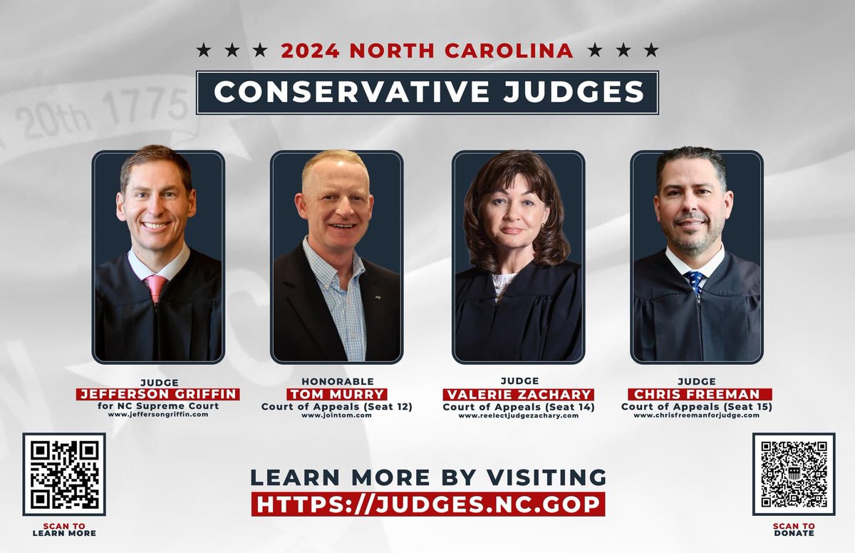 Make your voice heard! Vote for Conservative Judges who will protect our freedoms and uphold our Constitution.