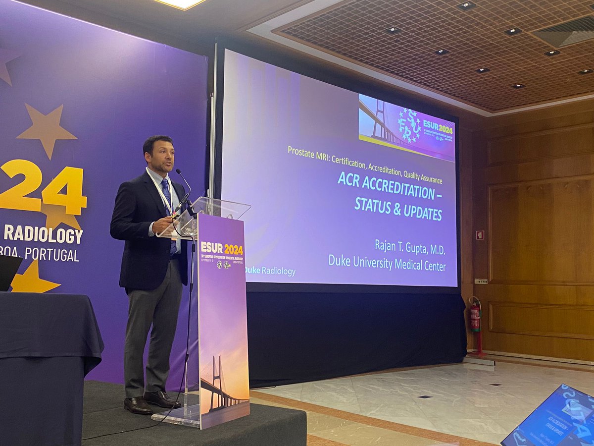 Rajan T. Gupta MD (@rajantguptamd) on Twitter photo Incredibly grateful to <a href="/EsurOffice/">European Society of Urogenital Radiology</a> and <a href="/SocietyAbdRad/">Society of Abdominal Radiology | SAR</a> for the opportunity to speak on #prostatemri & <a href="/RadiologyACR/">American College of Radiology</a> prostate MR center designation efforts. Phenomenal meeting in Lisbon - so many great people & so much great discussion! Can’t wait for my next <a href="/EsurOffice/">European Society of Urogenital Radiology</a> meeting! Incredibly grateful to <a href="/EsurOffice/">European Society of Urogenital Radiology</a> and <a href="/SocietyAbdRad/">Society of Abdominal Radiology | SAR</a> for the opportunity to speak on #prostatemri & <a href="/RadiologyACR/">American College of Radiology</a> prostate MR center designation efforts. Phenomenal meeting in Lisbon - so many great people & so much great discussion! Can’t wait for my next <a href="/EsurOffice/">European Society of Urogenital Radiology</a> meeting!