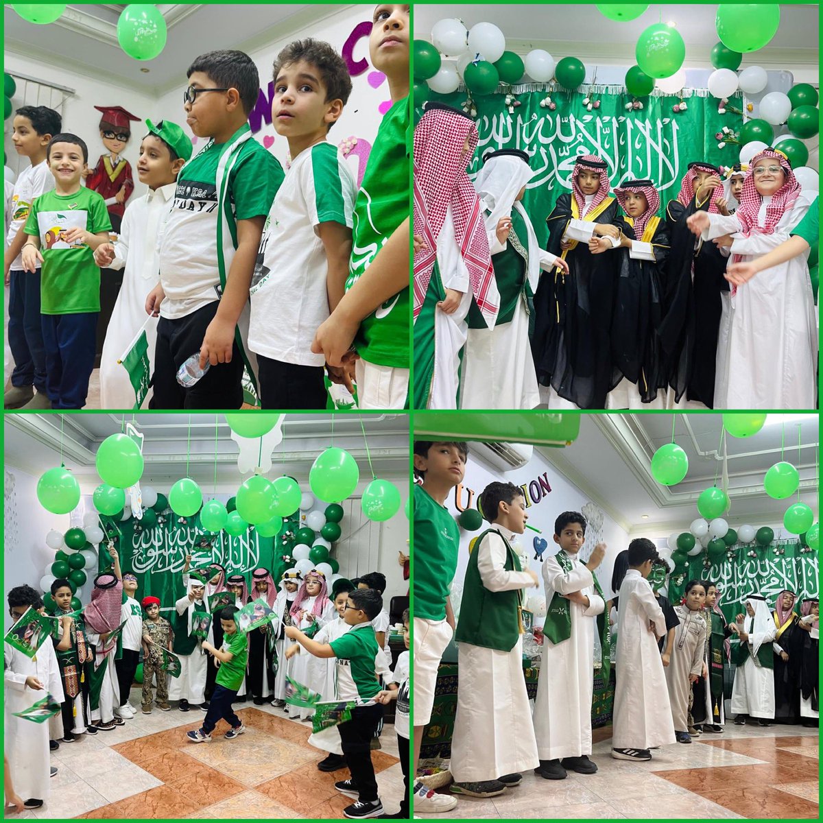 SkyofEducation's tweet photo. دام عزك يا وطن 🇸🇦🇸🇦
احتفال مدارس سما التعليم العالمية باليوم الوطني 94 ..دمت في قلوبنا عزا وفخرا يا وطني 💚 💚💚 https://t.co/GQrVizrR4Y