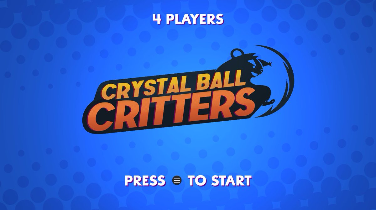 CrystalBallCrit's tweet photo. Title Screen reveal! Snazzy, isn't it? :P #IndieDev https://t.co/pcjnEdf3FN