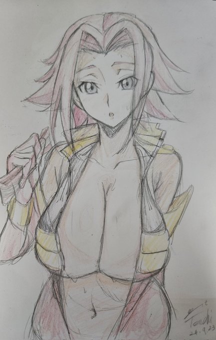 アナログ✍️ #コードギアス #紅月カレン 