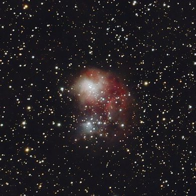 LeeAnneGibbon1's tweet photo. NGC 1931 is a beautiful combined emission and reflection nebula located about 7,000 light years distant in constellation Auriga. A Sharpless object (SH2-237), it was discovered in 1793 by William Herschel and has a partly amorphous, partly filament-like structure.๐ท HST #NGC1931 https://t.co/pyezien2mo