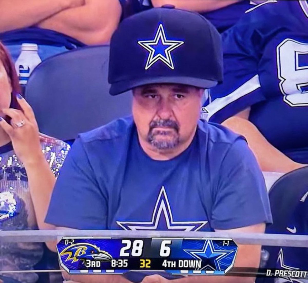 TotalProSports's tweet photo. Another year, another sad Cowboys fan… https://t.co/LRjiNPYXK2