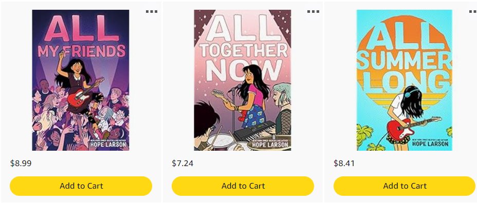 <a href="/cefeldma/">CF</a> Hello friends. Check out my list and help students find some good books for their AR novel challenge!
#Clearthelist  amazon.com/hz/wishlist/ls…
