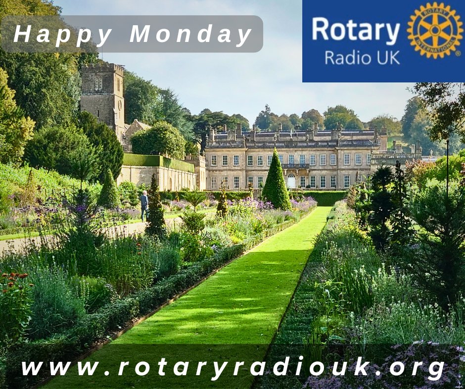 rotaryradiouk's tweet photo. Broadcasting to #Dyrham Park #Bath across the rest of the UK and the entire World.
Its another Happy Monday from Rotary Radio UK
Steve Wood from 10am today.
Online & on Alexa https://t.co/GqRwskhnVK https://t.co/05XSS2W49E