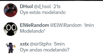 Esperando si uno contesta para haber si me hace un modelo 😣💤😴