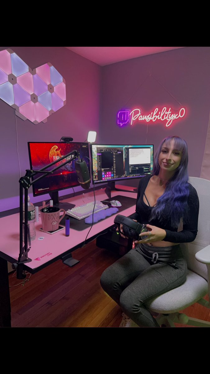 pawsibilityx0's tweet photo. My gaming setup is slowly coming together ☺️ what do you think?

Live now with FFXVI @ https://t.co/qGzAVMPGDd

#gamingsetup #gamingpc #gamergirls #pcsetup #nanoleaf #secretlabdesk #twitchstreamer #twitchaffiliate #twitchgamer #twitchgirls #streaming https://t.co/XuqgMuoEM7