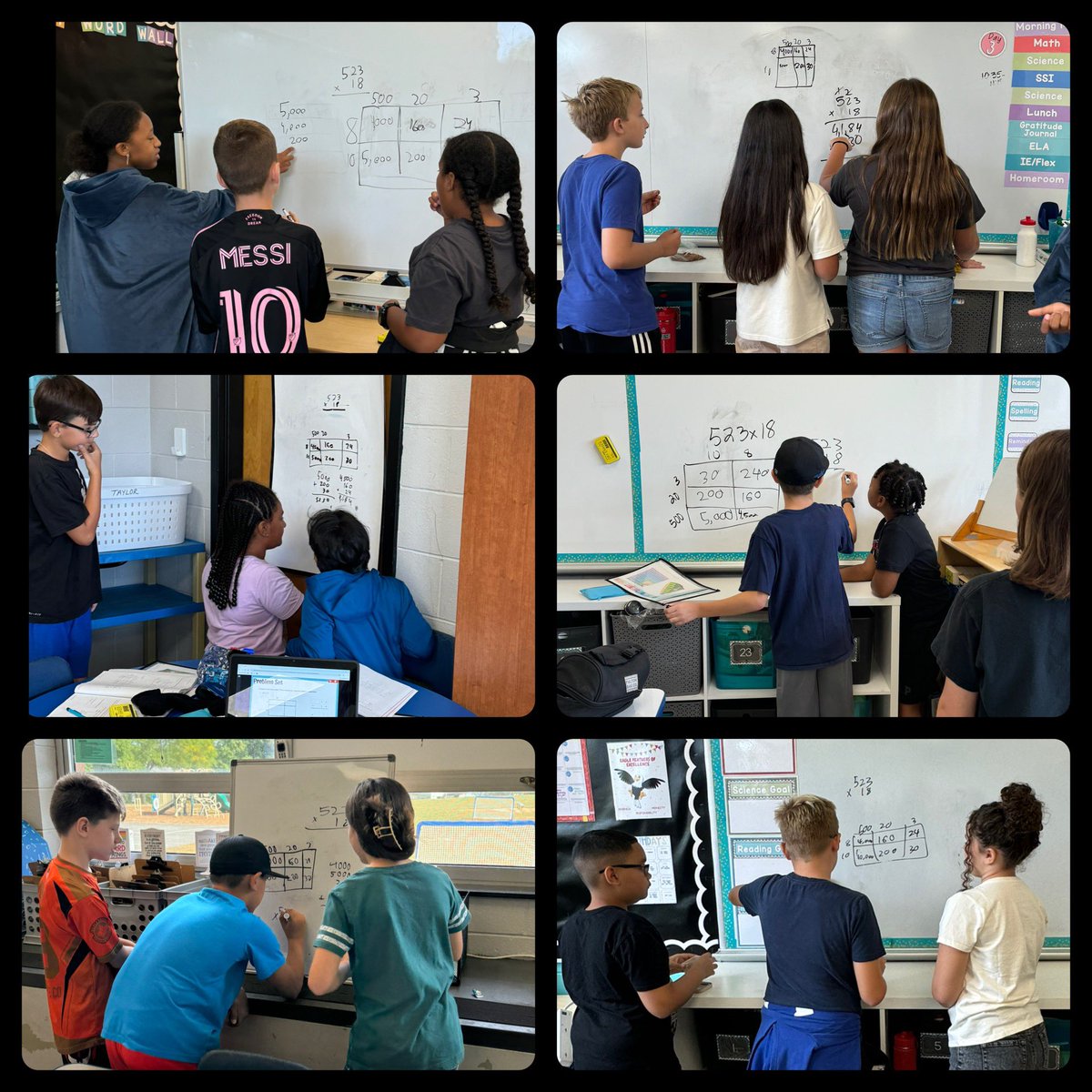 Jenn Taylor (@cbe_mrstaylor) on Twitter photo Working together on multiplying using area model and standard algorithm! <a href="/ClaraBartonElem/">Clara Barton Elem</a> Working together on multiplying using area model and standard algorithm! <a href="/ClaraBartonElem/">Clara Barton Elem</a>
