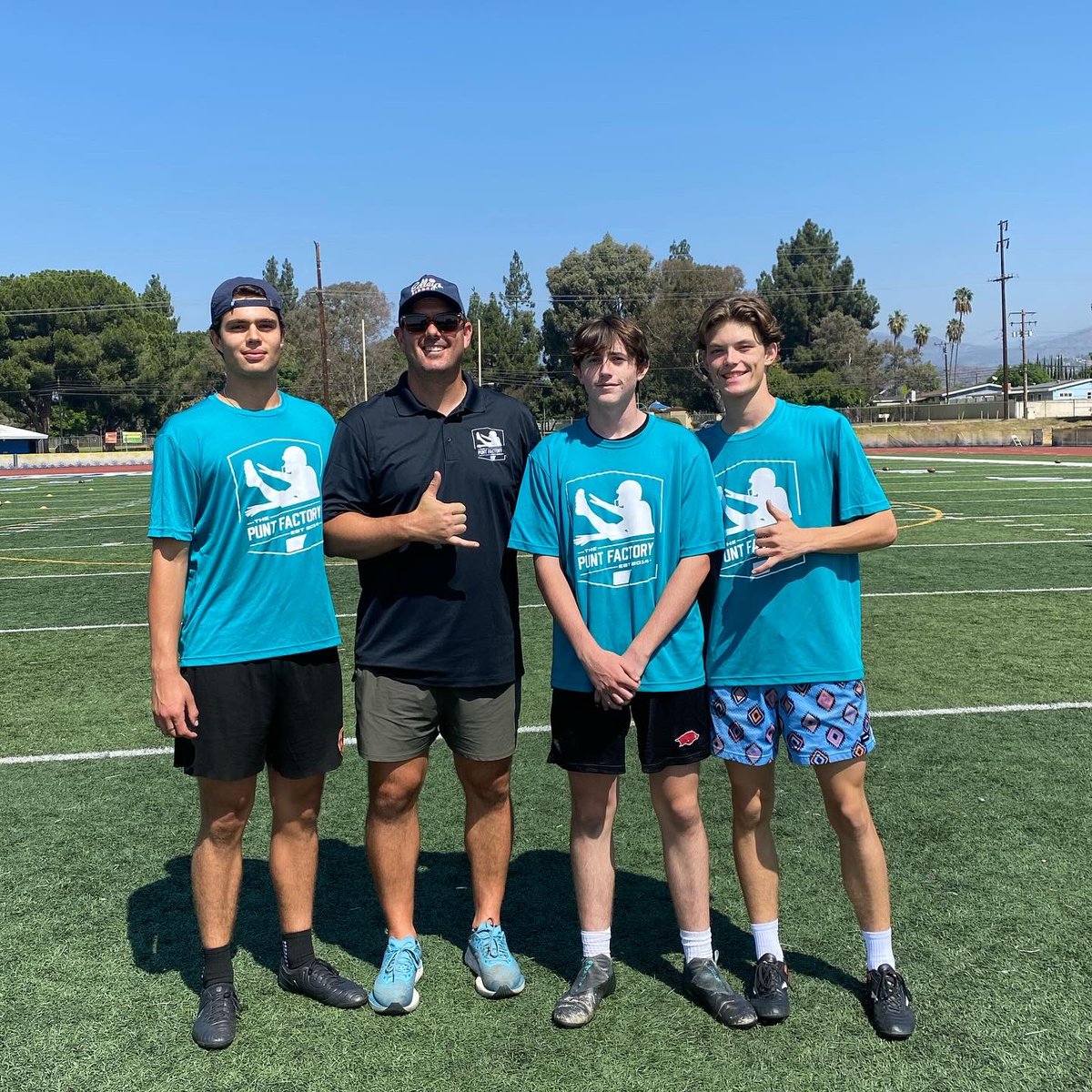 Aaron Perez (@thepuntfactory) on Twitter photo Congratulations to <a href="/lennoxmpunter/">đź–¤Molly</a> for winning the Fall SoCal #PuntFactory Camp!
He hit some great balls all day!
Also shouts to <a href="/c_montgomery21/">Carter Montgomery</a> & <a href="/dominic_placa/">Dominic La Placa</a> for finishing top of their respective class in the Head to Head competition!
<a href="/Chris_Sailer/">Chris Sailer Kicking</a> Congratulations to <a href="/lennoxmpunter/">đź–¤Molly</a> for winning the Fall SoCal #PuntFactory Camp!
He hit some great balls all day!
Also shouts to <a href="/c_montgomery21/">Carter Montgomery</a> & <a href="/dominic_placa/">Dominic La Placa</a> for finishing top of their respective class in the Head to Head competition!
<a href="/Chris_Sailer/">Chris Sailer Kicking</a>