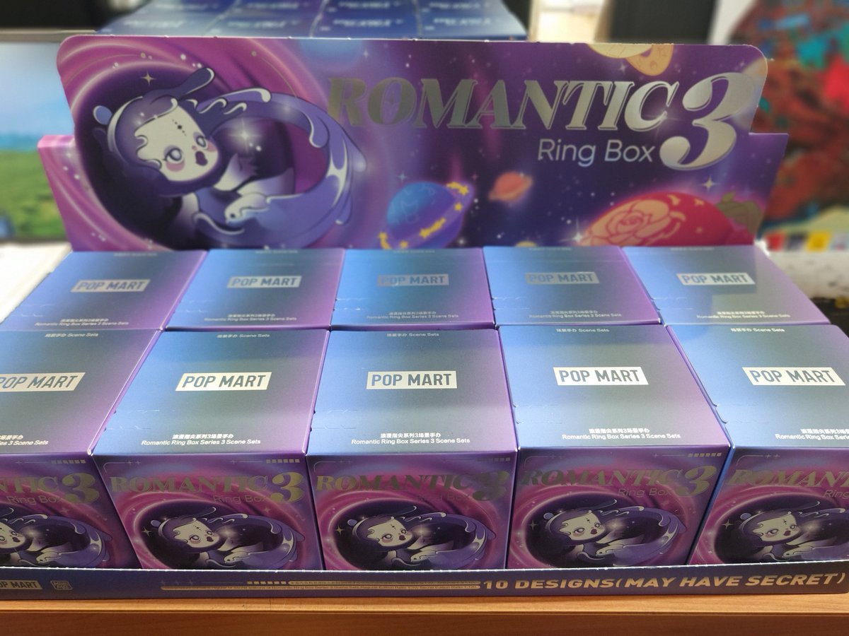 TSUTAYAtamiya's tweet image. おはようございます。
ホビーコーナーにPOPMART入荷しました。

ご来店お待ちしております(*^_^*)

 #ROMANTIC3 #Ringbox
 #HIRONOSHELTER #INFINITYSAGA
 #徳島  #TSUTAYA田宮店  #TSUTAYA  #コレクション  #ブラインド