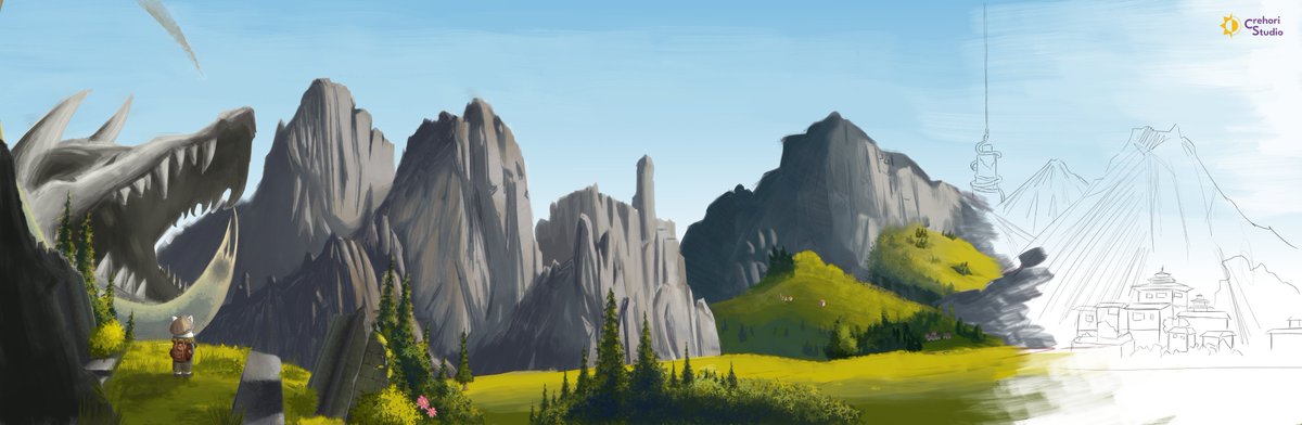 crehoristudiosv's tweet photo. ¿Imaginas tu proyecto en un mundo totalmente nuevo? ¡Nosotros lo creamos! Diseño de personajes, fondos y arte conceptual. ✨
#ilustracion #diseñografico #ilustraciondigital #characterdesing #digitalart #backgrounddesing #ilustrationadart #personajes #crehoristudio #fondos https://t.co/H1v26JgcV2
