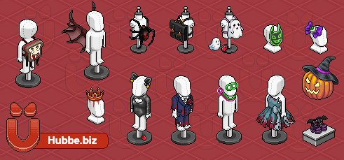 🎃 Novos Visuais

+41 novos visuais foram adicionados recentemente ao hotel. Corra para abrir o guarda-roupas e vestir as peças recém adicionadas e ficar no estilo!     
      
Coleção: Halloween 2024