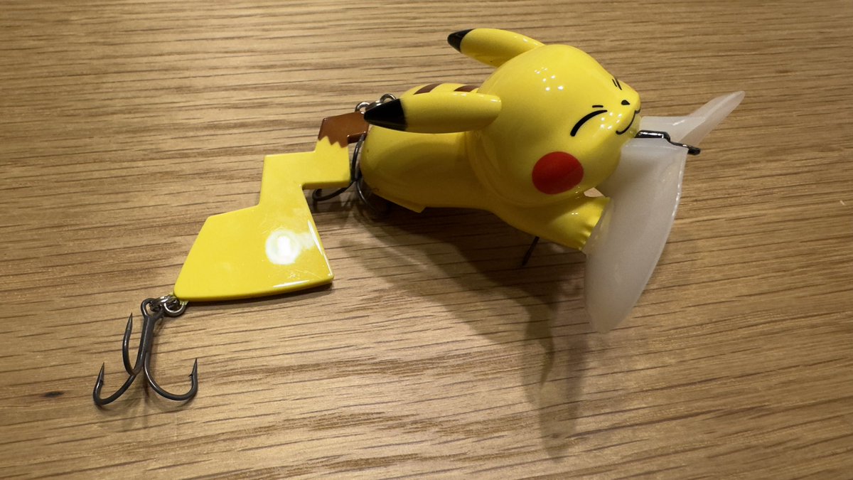 pichin0425's tweet photo. ポケモン、ゲットだぜー
ピカチュウ可愛いすぎる。明日はピカチュウと遊んでくる。
#ピカチュウ #ピカチュウルアー
#backdoorproject #duo
#熊本釣り #天草釣り #熊本バス釣り
#釣り行きたい https://t.co/xVoQOR3zZm
