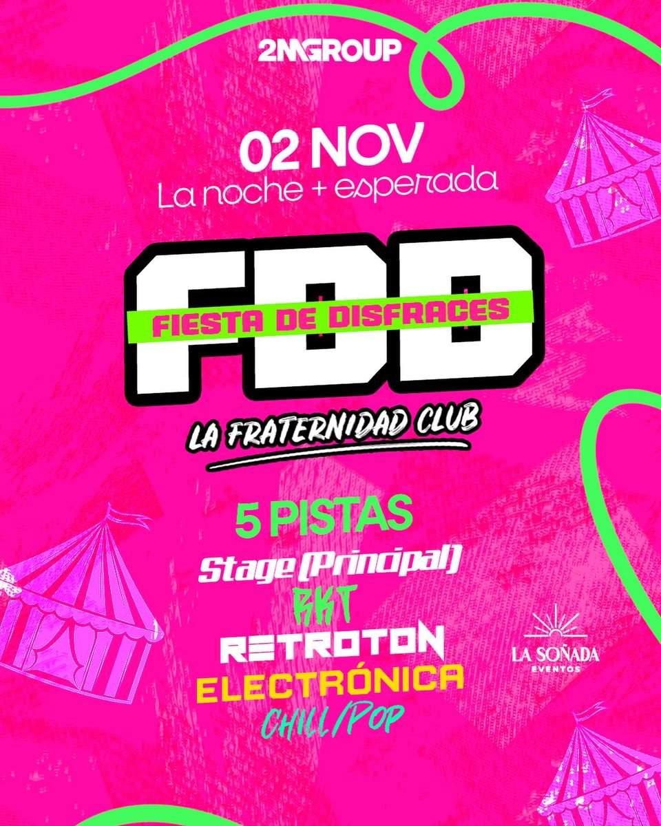 YA ESTÁN A LA VENTA LAS ENTRADAS DE LA FDD DE LA FRATER 🫡 02 DE NOVIEMBRE EN LA SOÑADA
