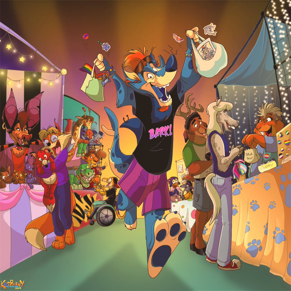 「Thought I'd share some of the fun promot」|Kosmo Columbo Perry🦊🧀のイラスト