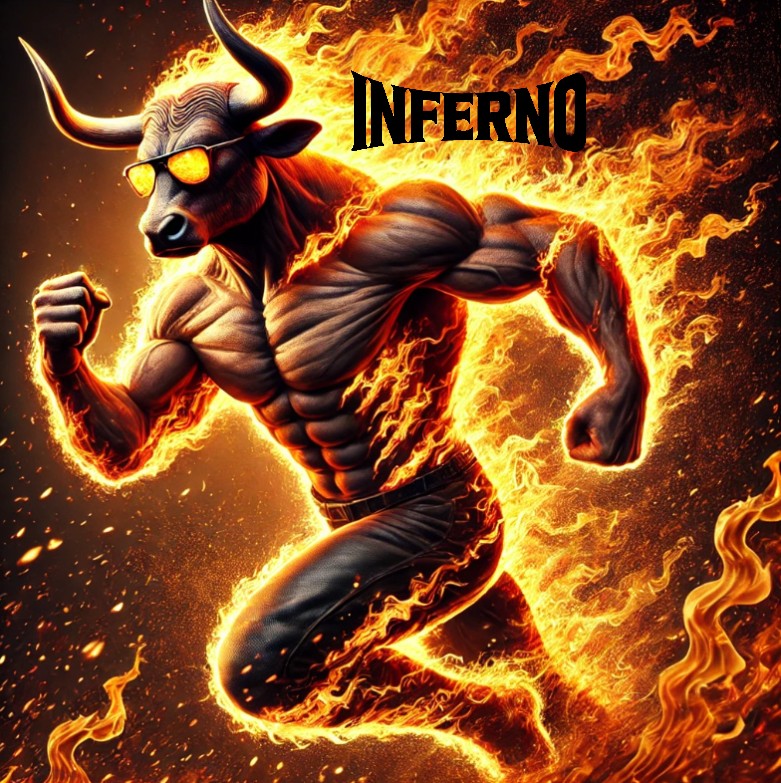 InfernoBullWin's tweet image. 🚨 Don’t bet against a bull in a bull run! 🚀 The crypto market has spoken loud and clear: Inferno is the top #memecoin on TitanX! 🔥 The momentum is unstoppable—get in now or get left behind! 🐂💥 @cryptojourneyrs @pepecoineth #Inferno #Crypto #DeFi #TitanX #BullRun #Memecoin
