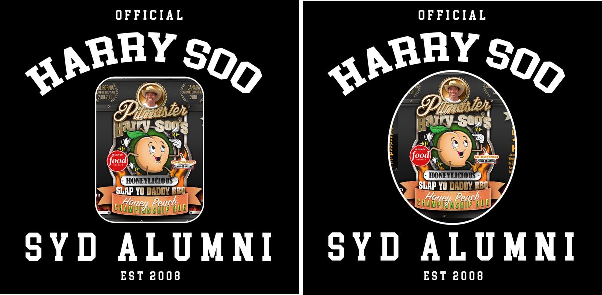 SlapYoDaddyBBQ's tweet photo. Celebrating 16 fiery years of Slap Yo' Daddy BBQ, all started by a movie-inspired bucket list challenge! Over 300 classes and 5,000 BBQ lovers later, time to choose your fav souvenir tee. Left (L) or right (R)? π₯π #BBQtees #bbqclasses #harrysoo https://t.co/pHl0z4sJKQ