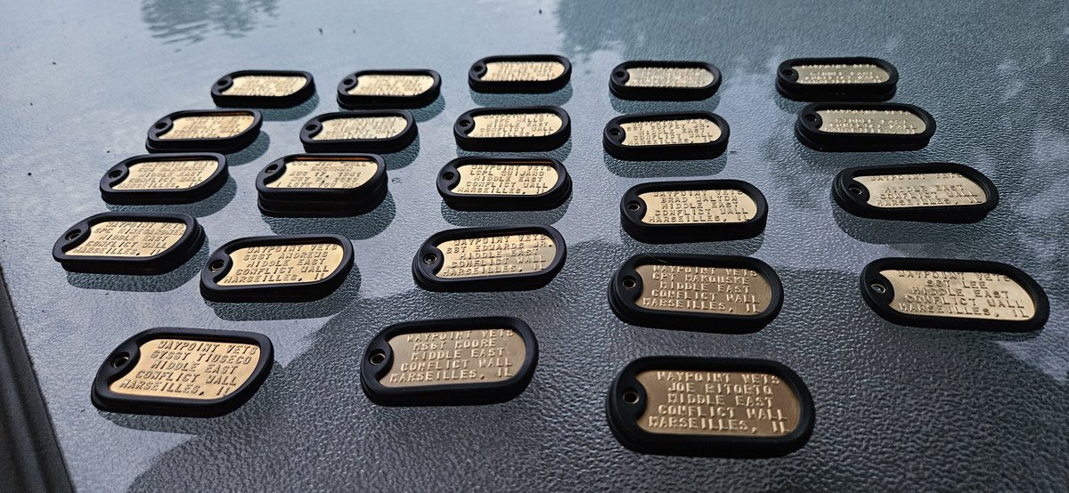 MISSION UNDERWAY: Middle East Conflicts Wall 2024
Waypoint Vets has set out on our 3rd annual trip to the Middle East Conflicts Wall Memorial in Marseilles, IL.  See it all at facebook.com/WaypointVets