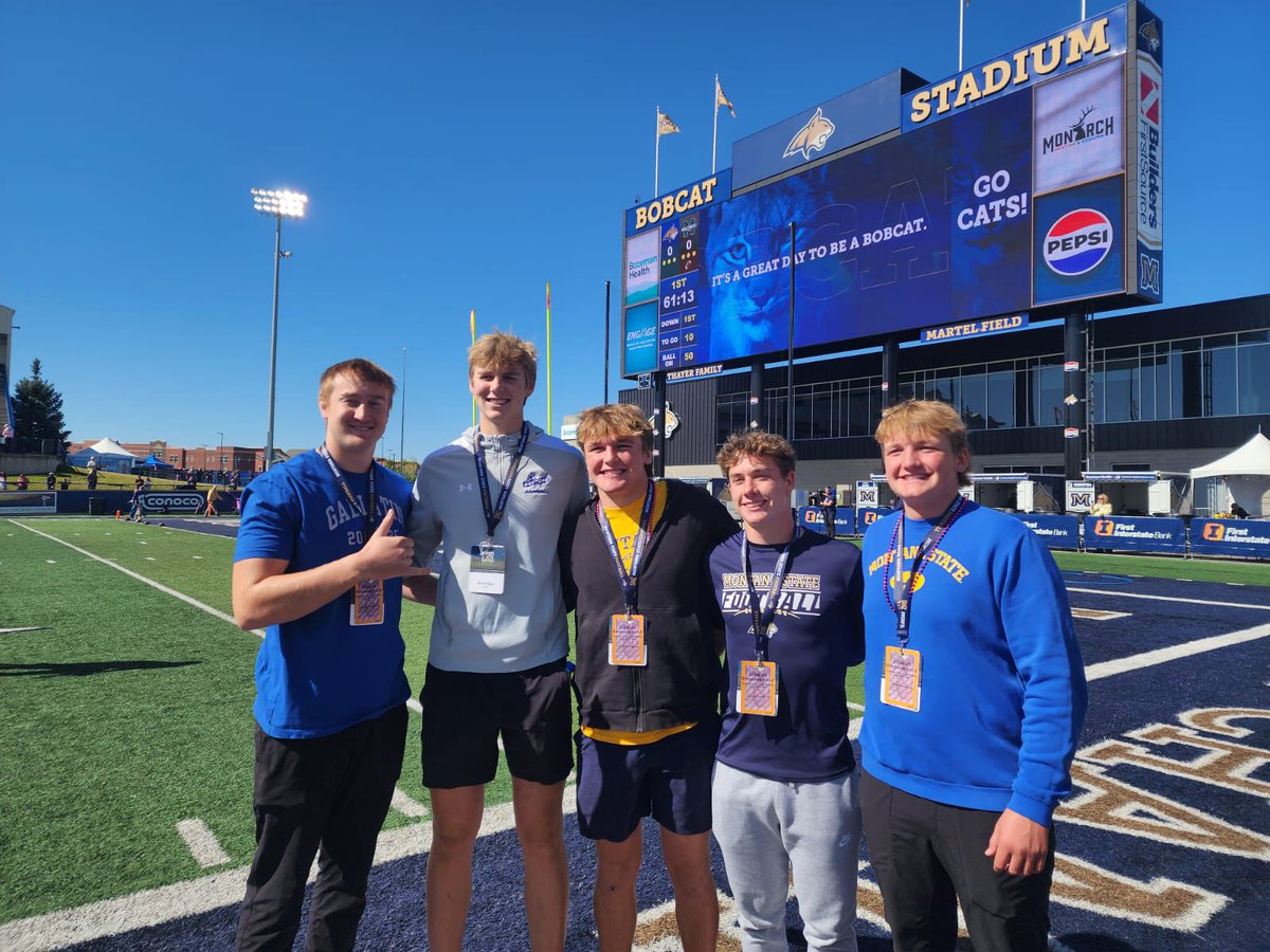 SpringmanTommy's tweet photo. Thank you @MSUBobcats_FB  for having me out yesterday had a great time. Congrats on another win. @bvigen @C_Arbizzani @CoachBobbyDaly https://t.co/MkQDTE56m8