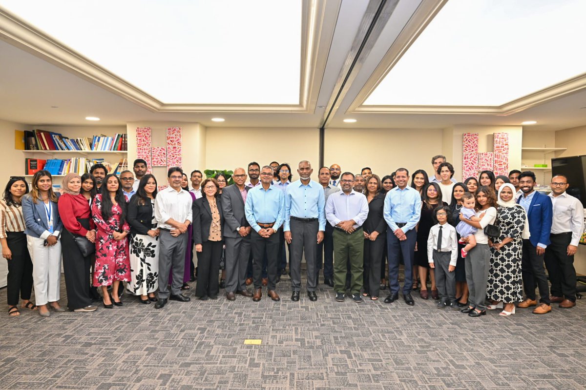 FM <a href="/MoosaZameer/">Moosa Zameer</a> met with the Maldivian community residing in New York, New Jersey and Washington D.C., alongside HEP Dr <a href="/MMuizzu/">Dr Mohamed Muizzu</a>.

Minister reiterated President Dr Muizzu’s commitment to provide enhanced consular services for Maldivians through its diplomatic missions abroad.