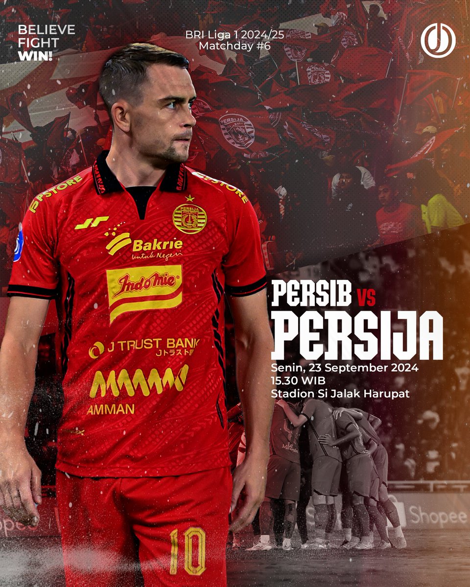 JakOnline's tweet photo. 𝗛𝗔𝗥𝗜𝗡𝗬𝗔 𝗣𝗘𝗥𝗦𝗜𝗝𝗔 ⚽️🔥

Berikan yang terbaik untuk bawa kabar gembira selepas pertandingan.

Kami tanggalkan semua agenda kehidupan demi saksikan kalian beraksi di kandang lawan.

#persija #persijajakarta #jakonline #jakmania #liga12024 #persijaday #UpdateJO https://t.co/kqmUauLRpg