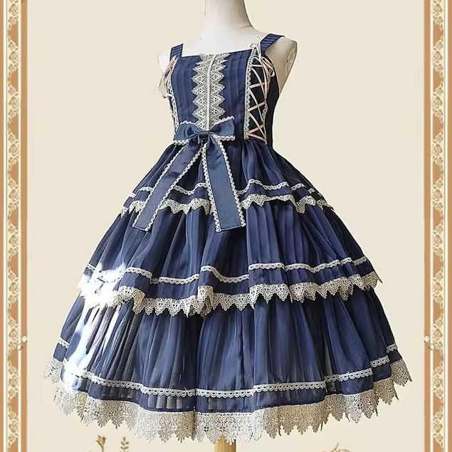 Puerh_Cha's tweet photo. black, red, navy blue? | #Sweet #Layered #LolitaFashion #JSK #Dress #Classic #PartyDress by #Infanta | https://t.co/c7KBo2Bp9P https://t.co/DVvI6MAQot