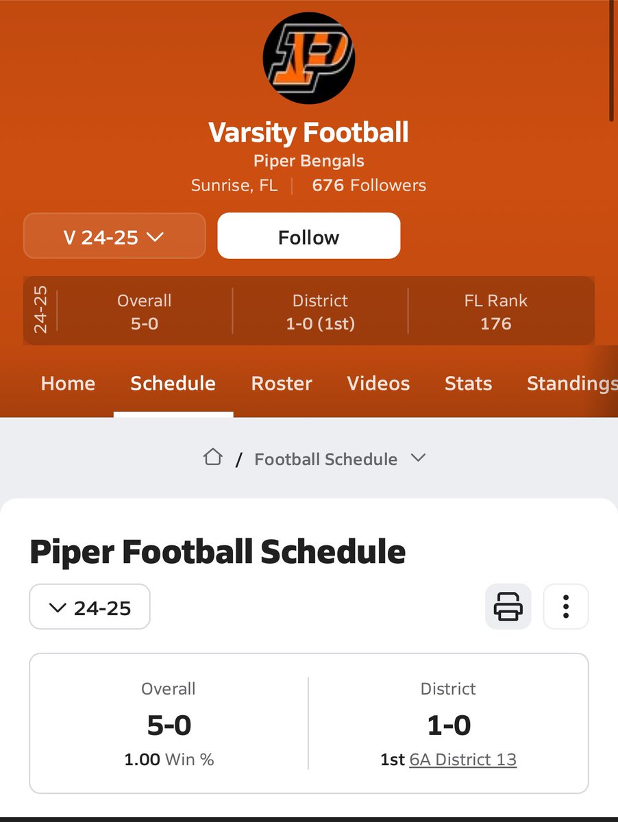 THEY GON LOVE PIPER ‼️🐅….. 5-0