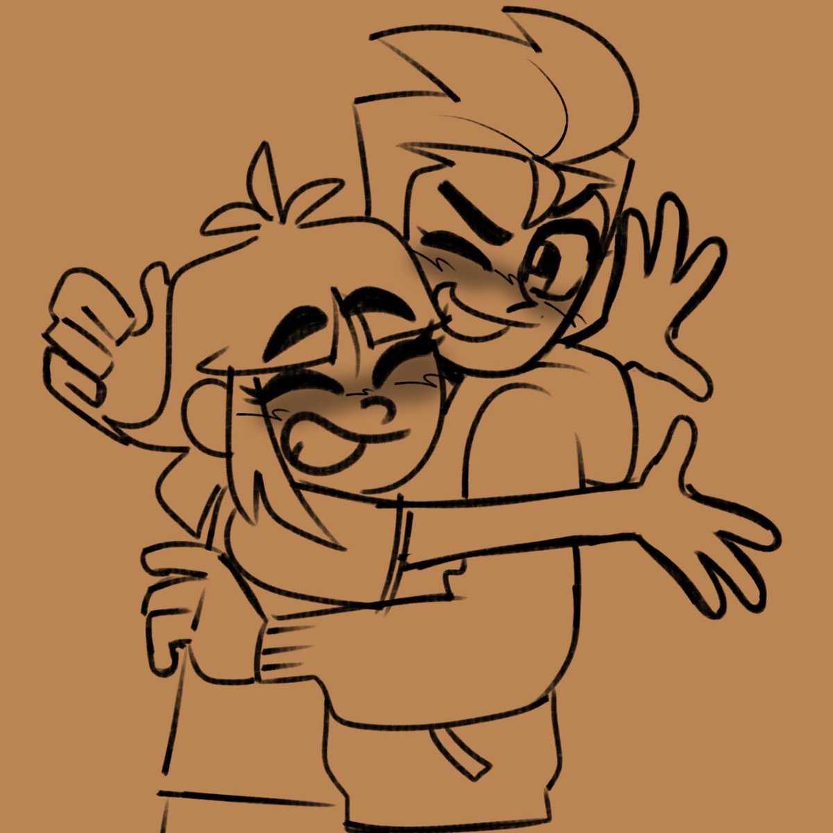 IckyyVickyyx3's tweet photo. Hug time! 🫂 
#devdimmadome #jasminetran #fop #FOPANewWish #FOPANW #sournote https://t.co/FZf9U15nh4