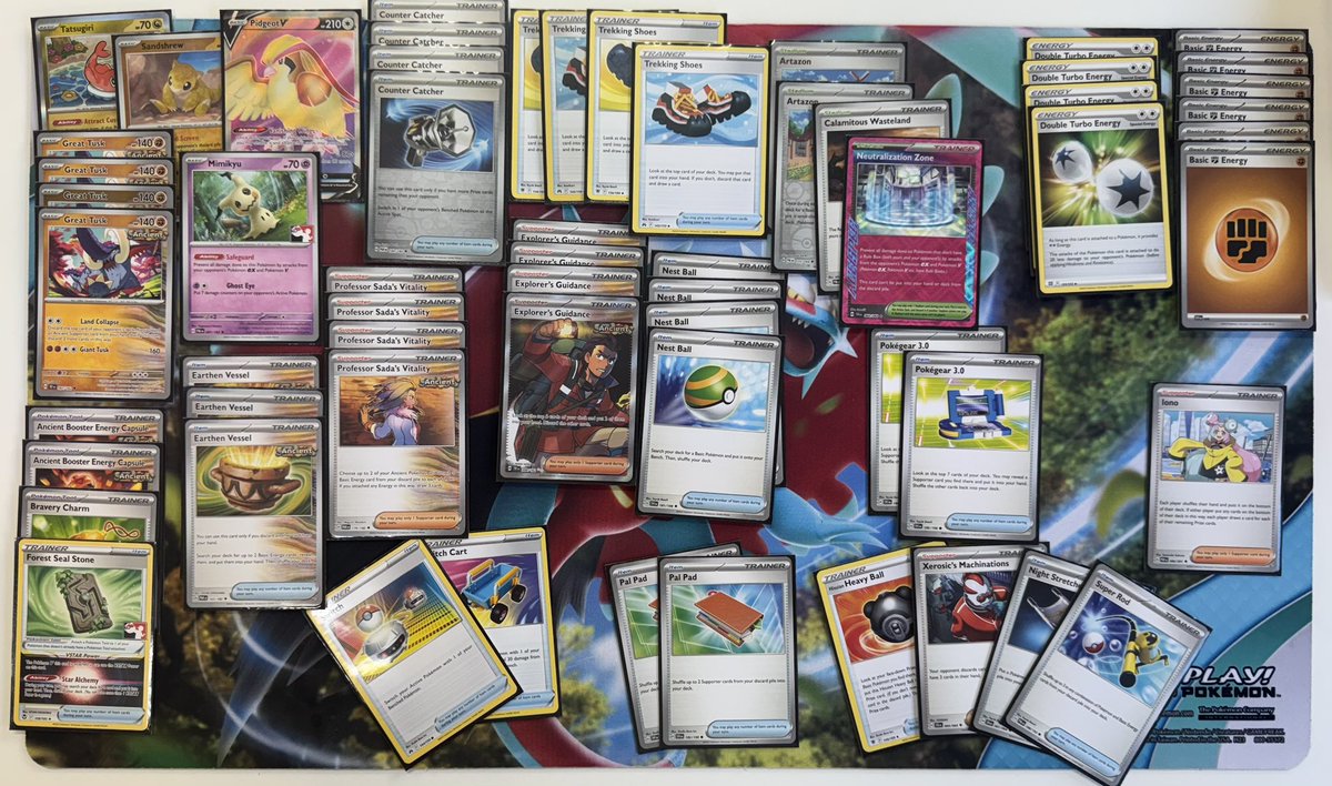Enjoyable_Beer's tweet photo. Top 4 in a Local Cup with the super fun Mill. 

R1 - LL vs Moon
R2 - WW vs Bolt
R3 WW vs Thorns
R4 ID

Top Cut
LL vs @MissJelli_  ‘s Roaring Moon 

Had a blast and done way better than expected.

#pokemontcg #Pokemon #bundabergpokemon https://t.co/hmCazPC9FE