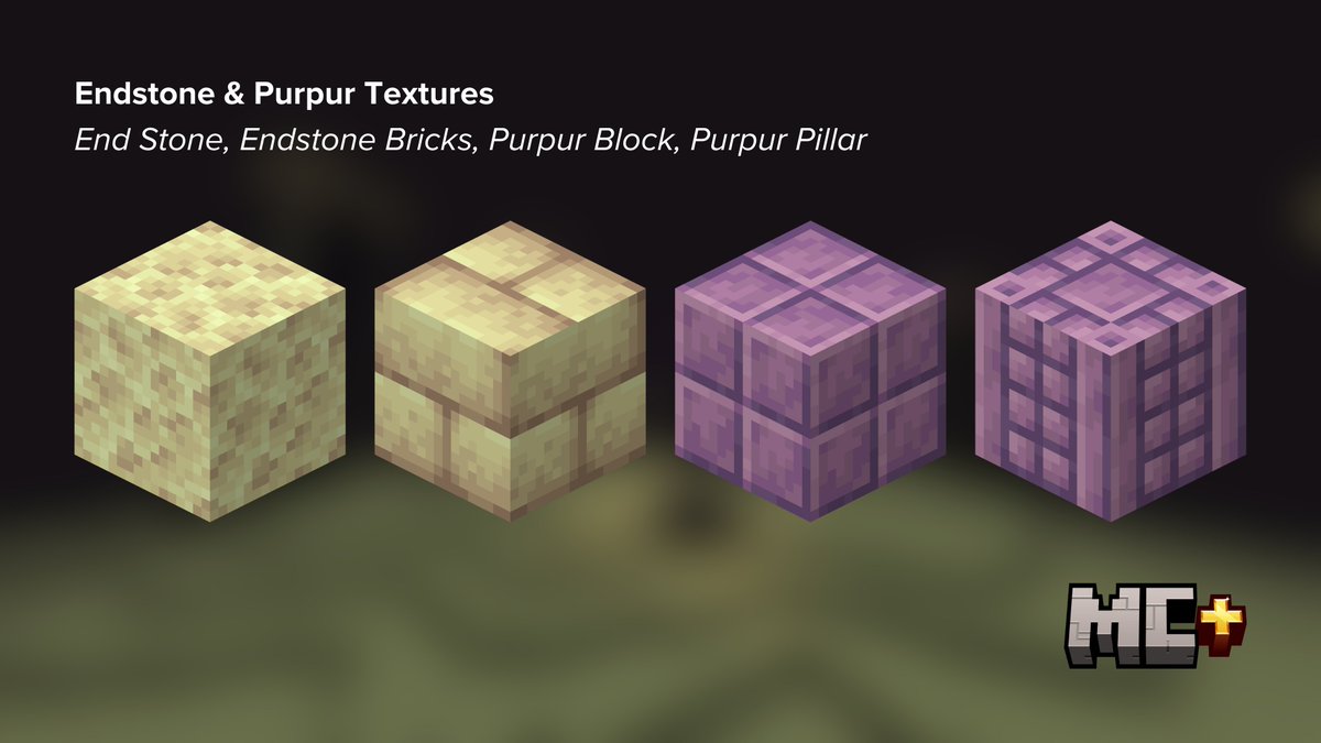 MR_CHOO_07's tweet photo. New End Stone & Purpur Textures for MC+!
#MCPlus #Minecraft #ResourcePacks #PixelArt https://t.co/l76a5L1TLt