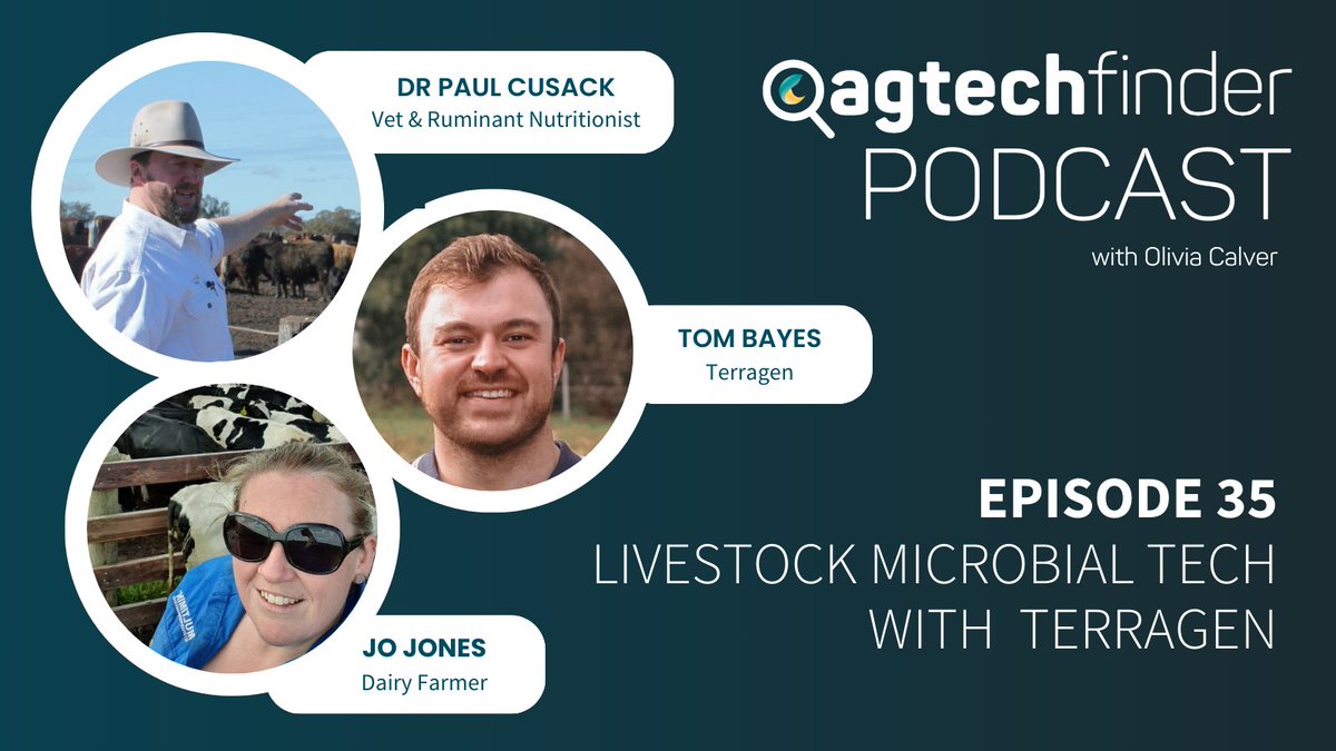 Listen to your gut... and episode 35 of the podcast for the latest on livestock microbial technology <a href="/OliviaCalver1/">Olivia Calver</a> speaks with vet and ruminant nutritionist Dr Paul Cusack, <a href="/TerragenB/">Terragen</a> Tom Bayes and SA dairy farmer Jo Jones.

🎧loom.ly/fod429c

 #animalhealth #podcast