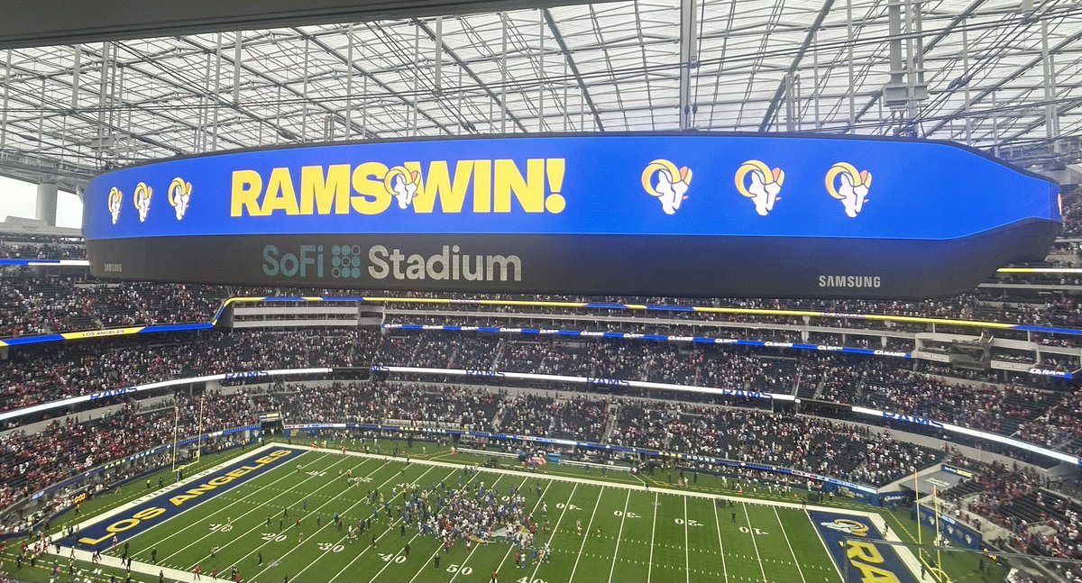 Unreal finish!!!

Rams win! 🐏