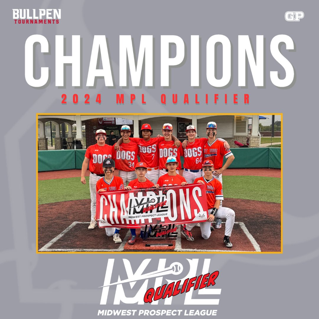 🏆 Congratulations to the 2024 MPL Qualifier 15U Champions, Hit Dogs Ohio! 🏆

#WhereBaseballMatters