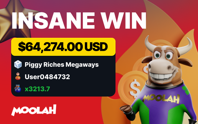 MoolahGaming's tweet photo. 🤯♦️ THE BIGGEST WIN EVER ON MOOLAH!! ♦️🤯

$64,274.00 🤯🤑 from a $20 spin.

Big congrats to the winner 👏

Play the game here 👇
https://t.co/kRaVni6CPc https://t.co/ZzqUc8eZLj
